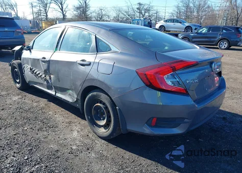 2017 Honda Civic Lx из США, поврежденный, VIN 19XFC2F51HE205118